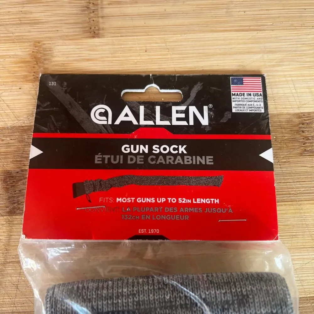 New Allen Knit Gun Sock - #131 - Heather Gray - 52